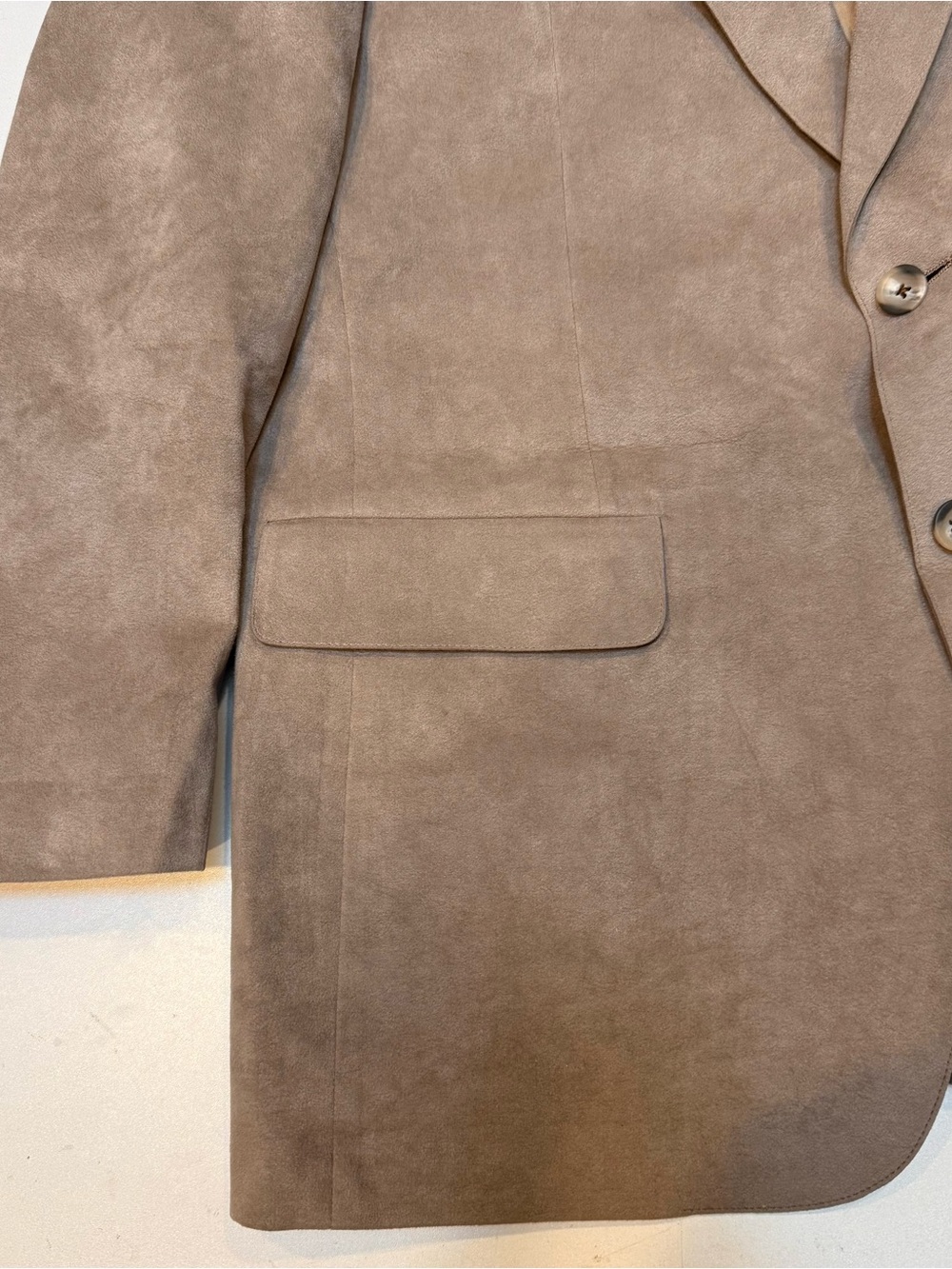 Men's Tan Suede Blazer